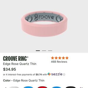Groove life silicone ring